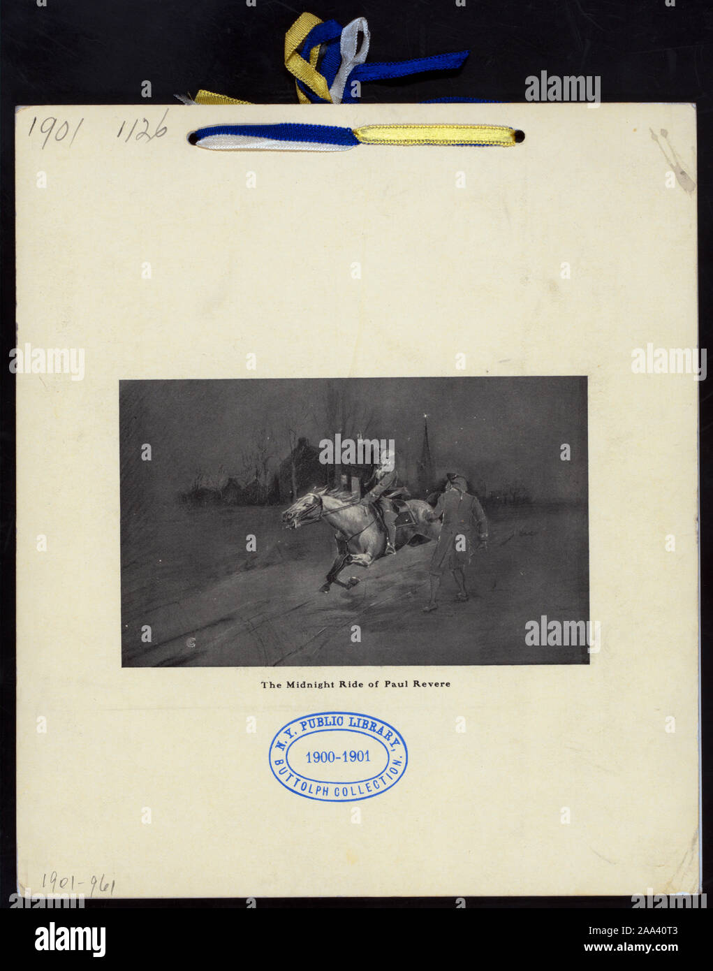 Photographie de LEXINGTON ET COMMUNE PAUL REVERE'S RIDE;VINS;noms;PROGRAMME MUSICAL;FIXATION DES RUBANS DE COULEUR SUR LE DESSUS ; Banquet annuel [détenus par la société MISSOURI] FILS DE LA RÉVOLUTION [at] ROYAL CARIBBEAN CLUB MERCANTILE,ST.Louis, MO (d'autres,(club) ;) Banque D'Images