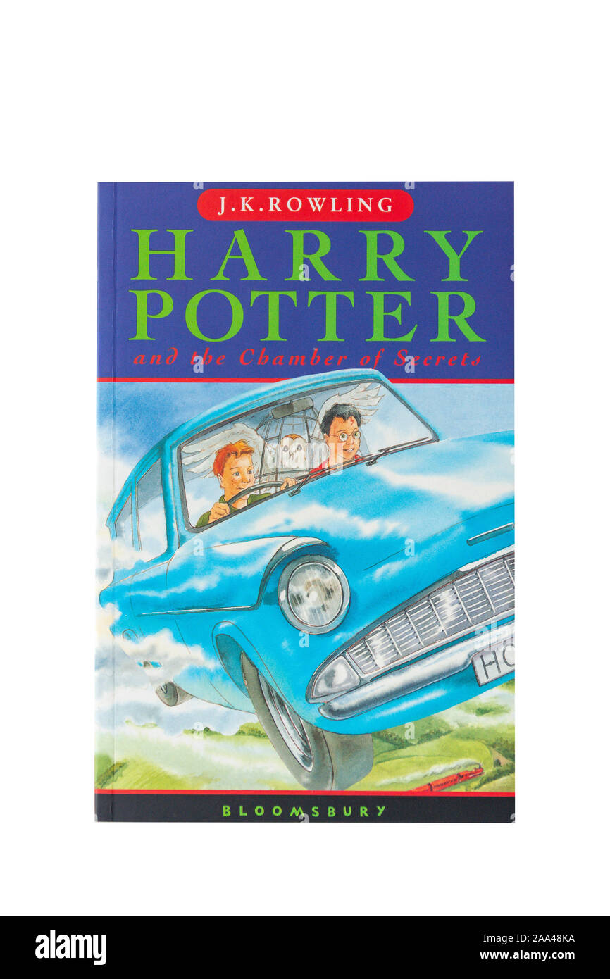 Harry Potter et la Chambre des Secrets livre de J.K.Rowling, Greater London, Angleterre, Royaume-Uni Banque D'Images