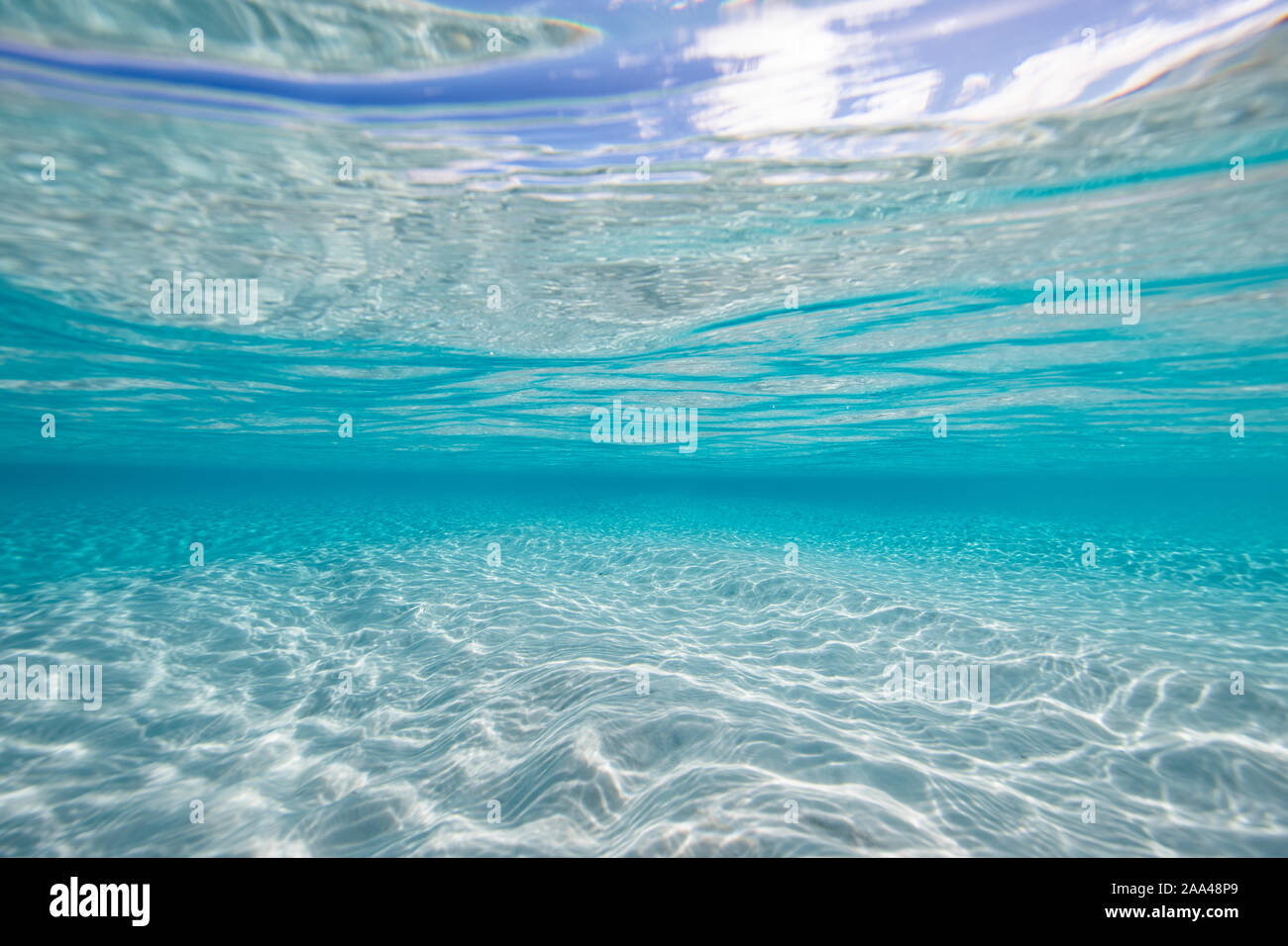 Vue sur l'océan sous l'eau, de l'Australie Banque D'Images