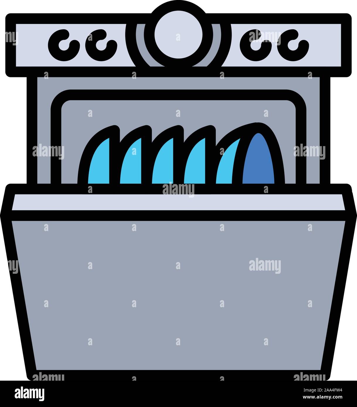 Accueil lave-vaisselle icône. Accueil aperçu l'icône vecteur lave-vaisselle  pour la conception web isolé sur fond blanc Image Vectorielle Stock - Alamy