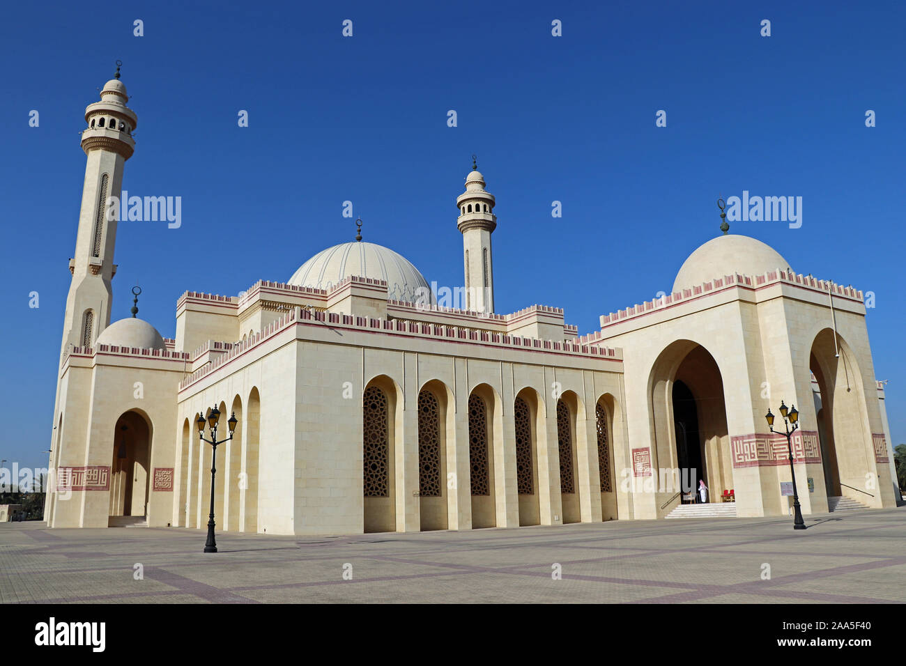 Grande mosquée Al Fateh Manama à Bahreïn Banque D'Images