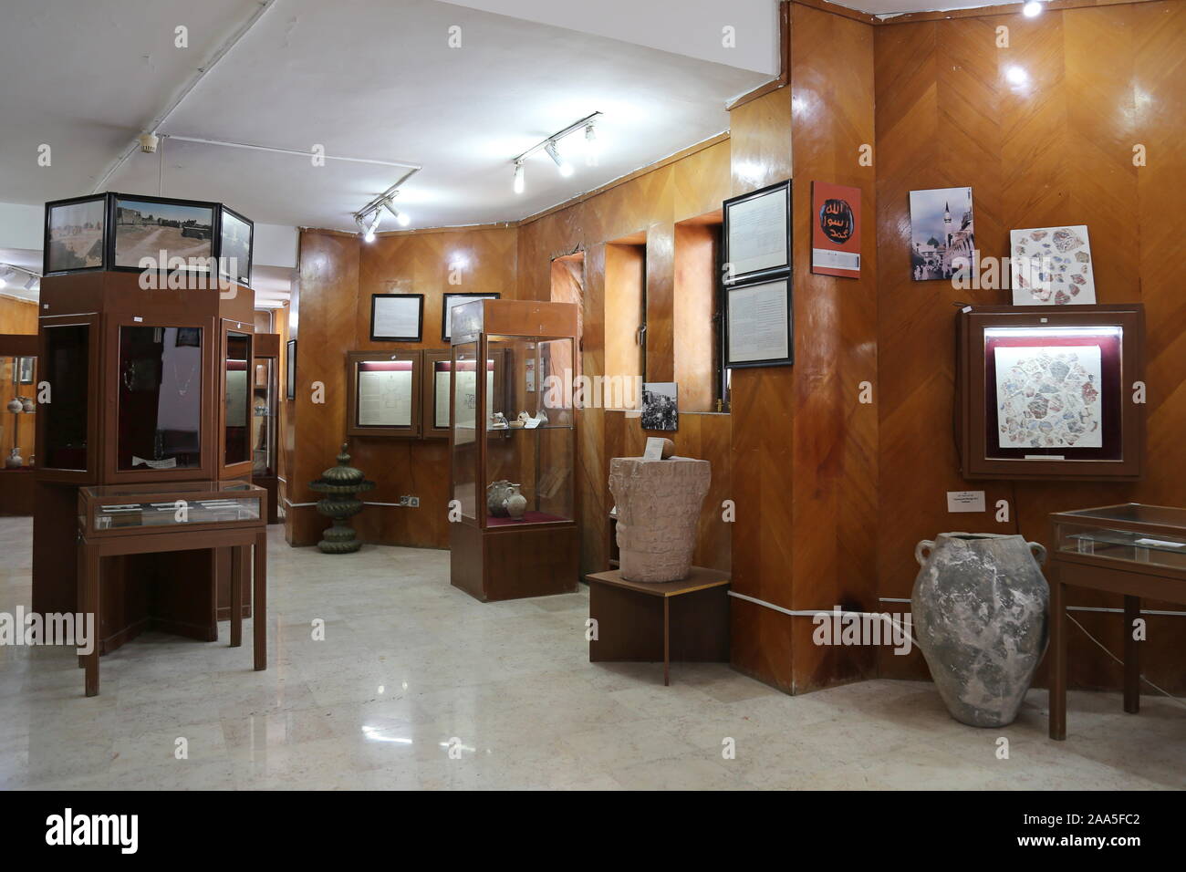 Musée islamique, le Roi Abdullah 1 Mosquée, Sulayman al Nabulsi Street, al Hussain Street/ Behind Arab, Amman, Jordanie, Moyen-Orient Banque D'Images