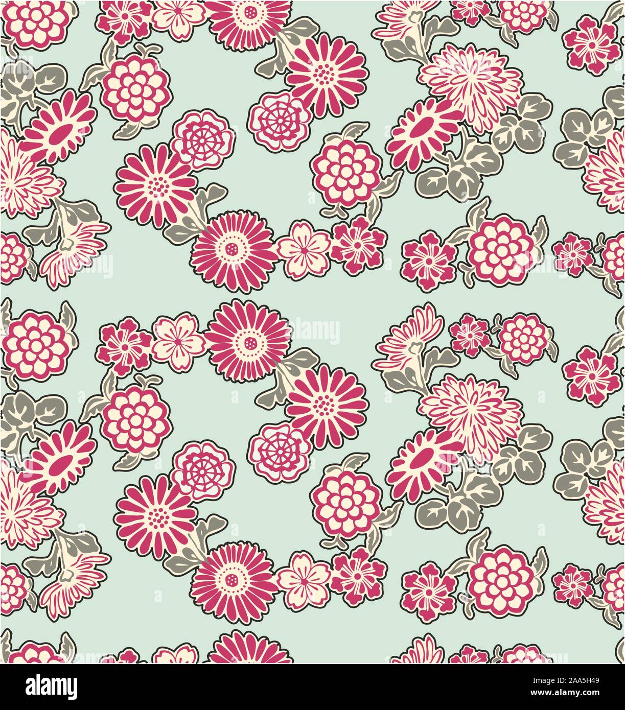 Motif florale. Contexte en petites fleurs pour les textiles, tissus, tissu de coton, couvre, papier peint, impression, l'emballage-cadeau, carte postale, scrapboo Illustration de Vecteur