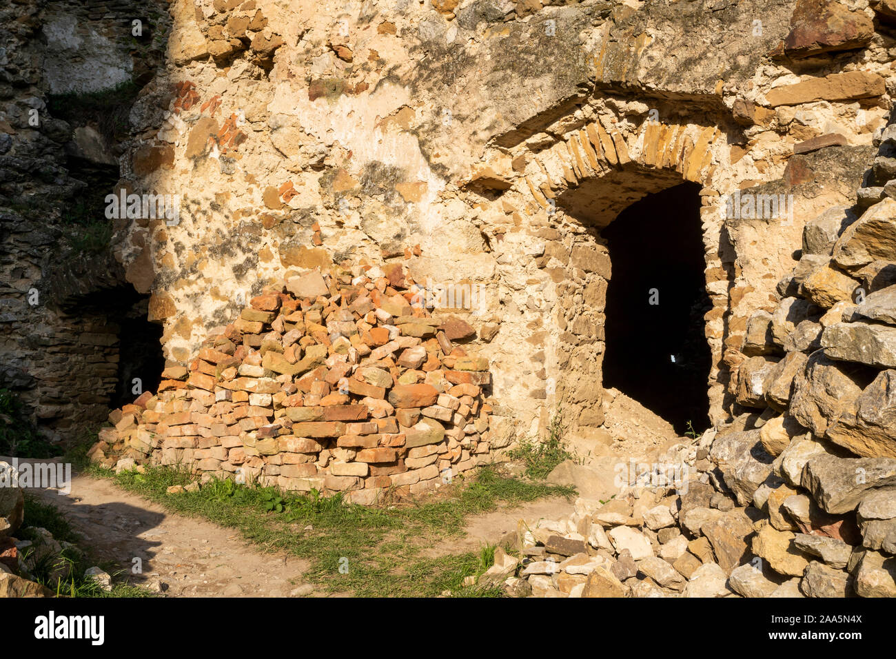 Cicva les ruines du 13ème siècle. L'Est de la Slovaquie, de l'Europe Banque D'Images