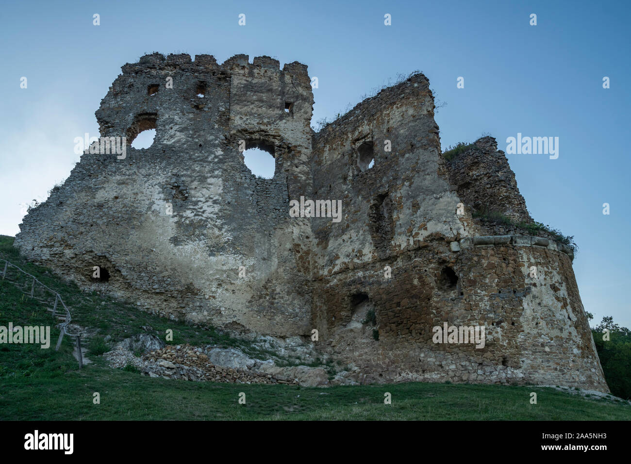 Cicva les ruines du 13ème siècle. L'Est de la Slovaquie, de l'Europe Banque D'Images