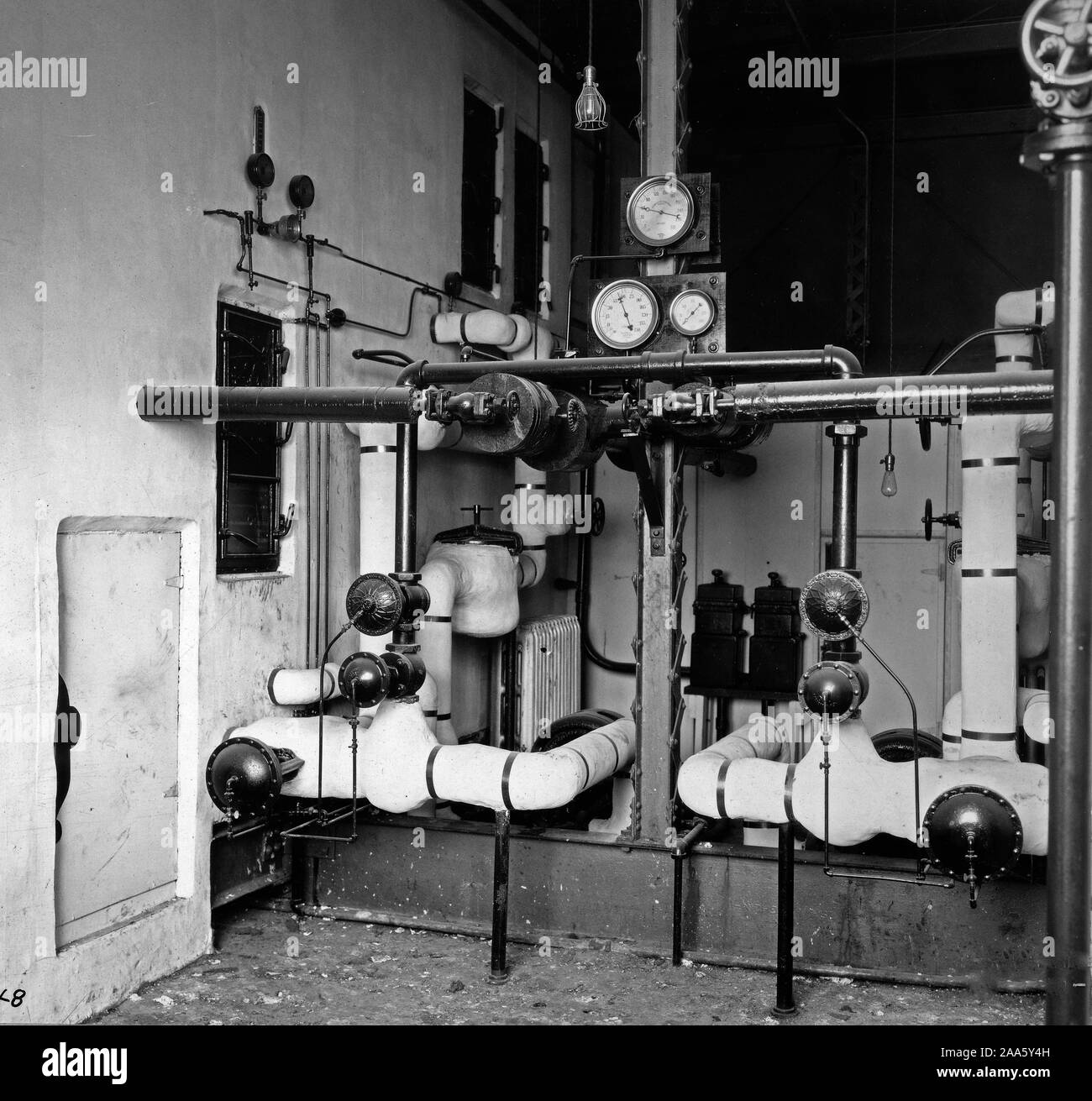 De Guerre - Industries - Usine de chewing-gum Wrigley systèmes de climatisation où tout l'air est lavé et conditionné avant d'entreposage et d'emballage 1 ca. 1917-1918 Banque D'Images