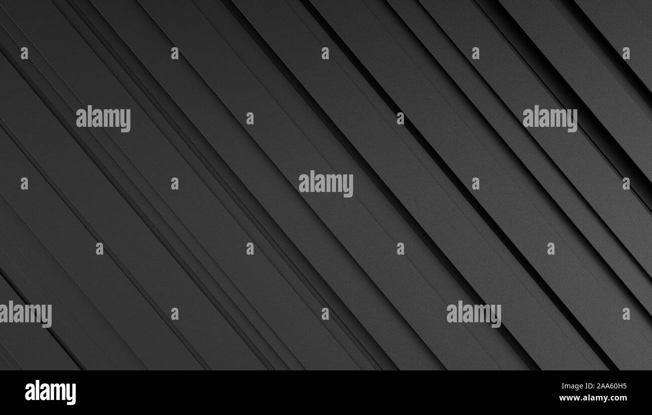 Grande texture des feuilles de graphène sombres avec micro-relief. Lignes d'arrière-plan noires. Banque D'Images