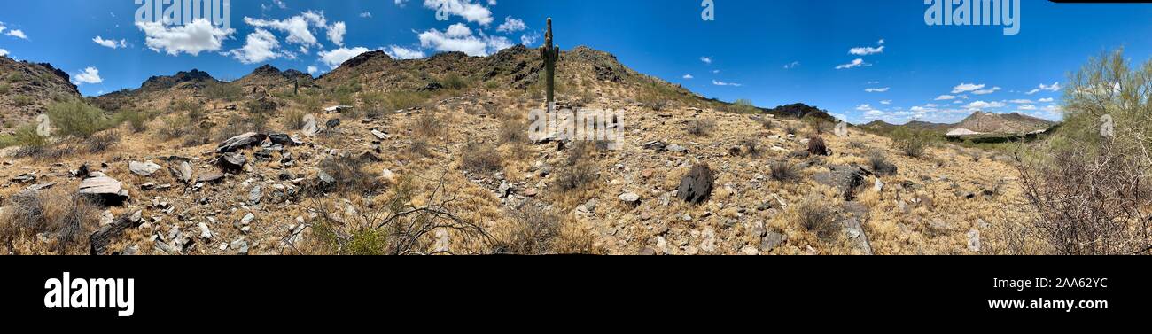 Piestewa Peak (Crête) Squaw à Phoenix en Arizona Banque D'Images