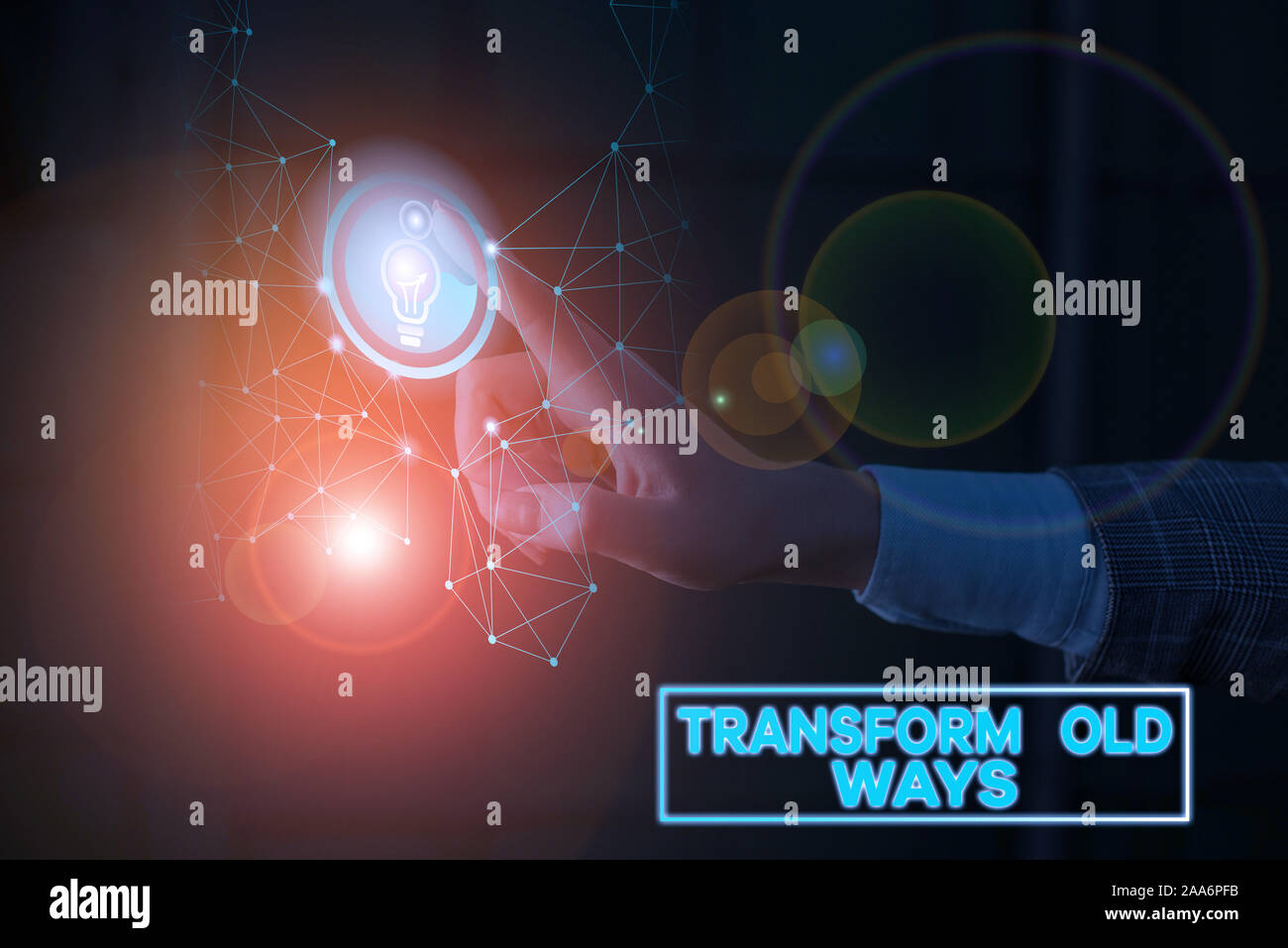 Texte visible de transformer les vieilles manières. Texte photo d'affaires le remplacer par de nouvelles méthodes alternatives nouvelle solution Banque D'Images