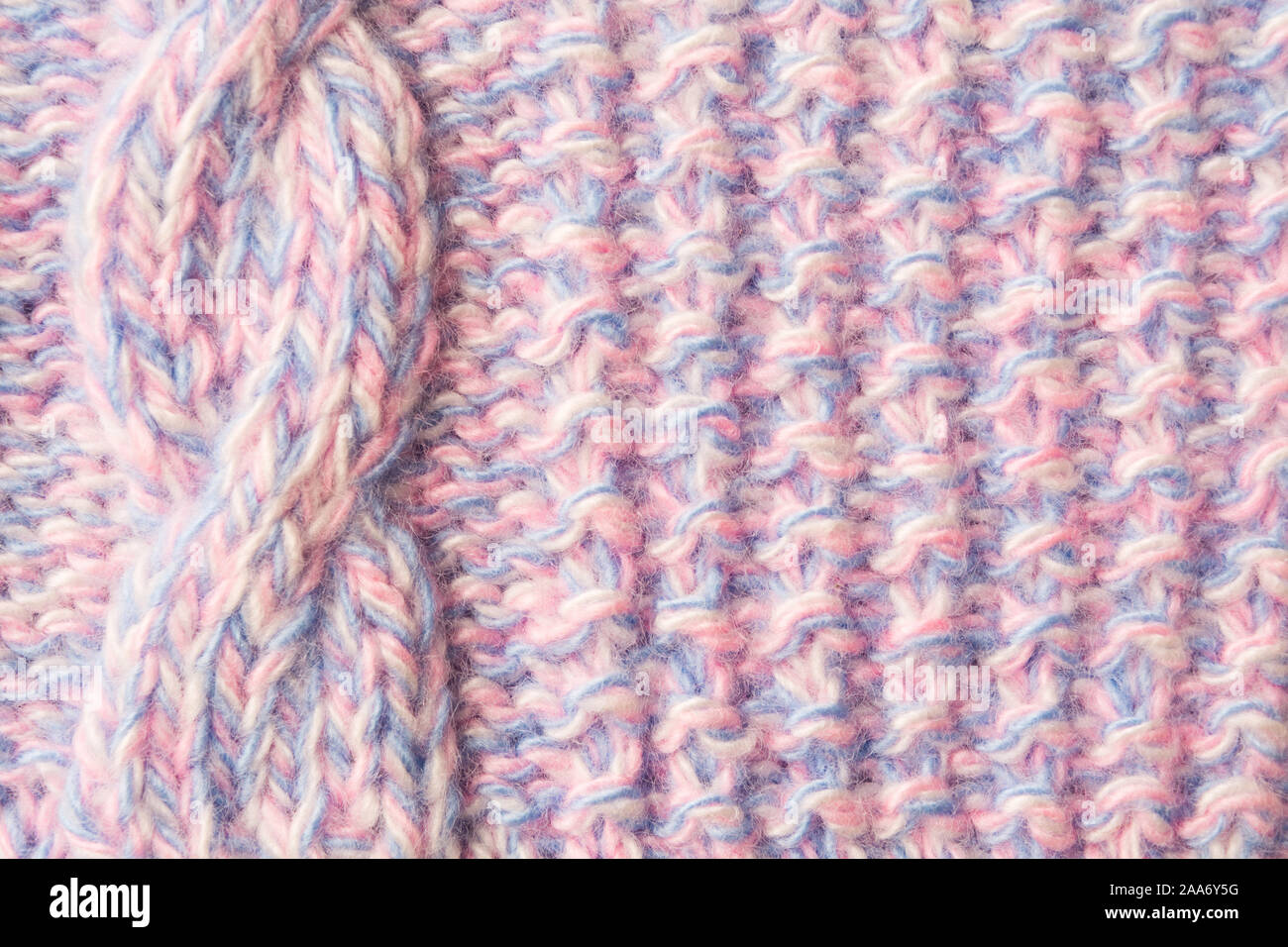 Pull en laine contexte avec motif. Abstract design fait main textiles. Mise  à plat Photo Stock - Alamy
