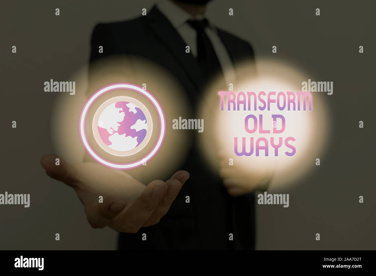 Texte visible de transformer les vieilles manières. Texte photo d'affaires le remplacer par de nouvelles méthodes alternatives nouvelle solution Banque D'Images