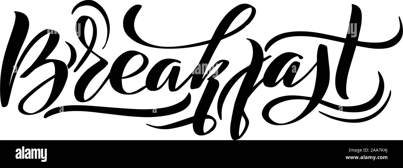 Calligraphie vecteur illustration isolé sur fond blanc Illustration de Vecteur