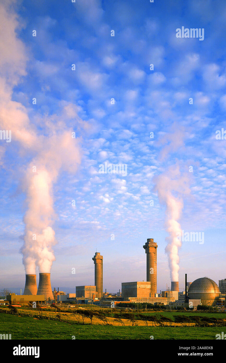 Sellafield, Atomare Wiederaufbereitungsanlage, Angleterre Banque D'Images