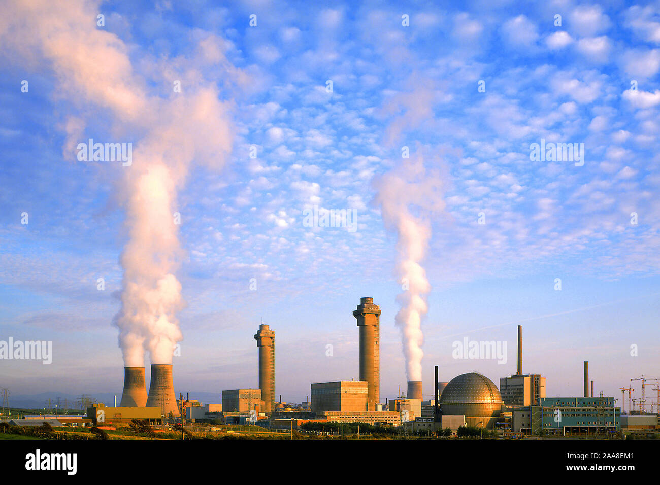 Sellafield, Atomare Wiederaufbereitungsanlage, Angleterre Banque D'Images