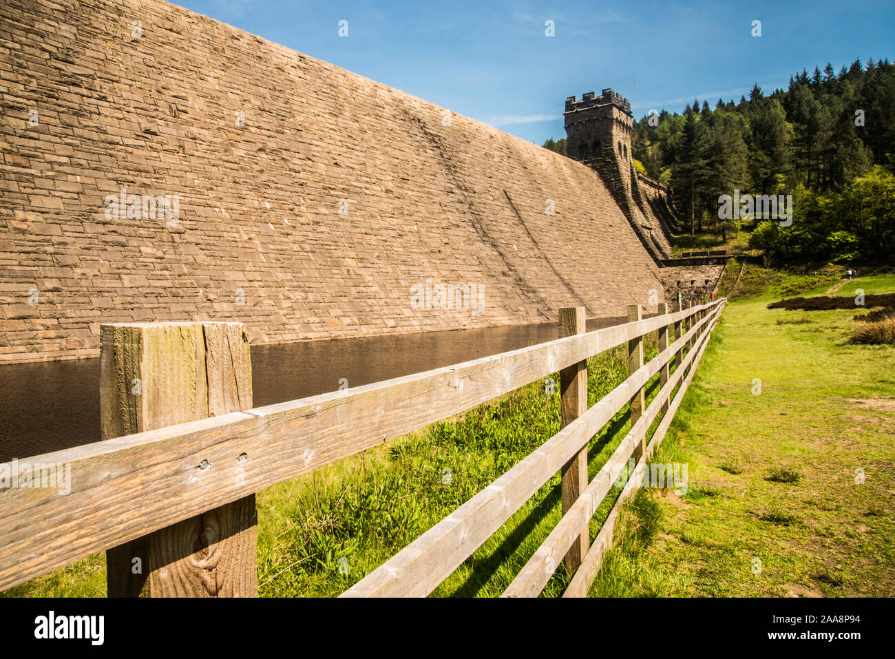 L'ancien barrage Rural Derbyshire Ray Boswell Banque D'Images