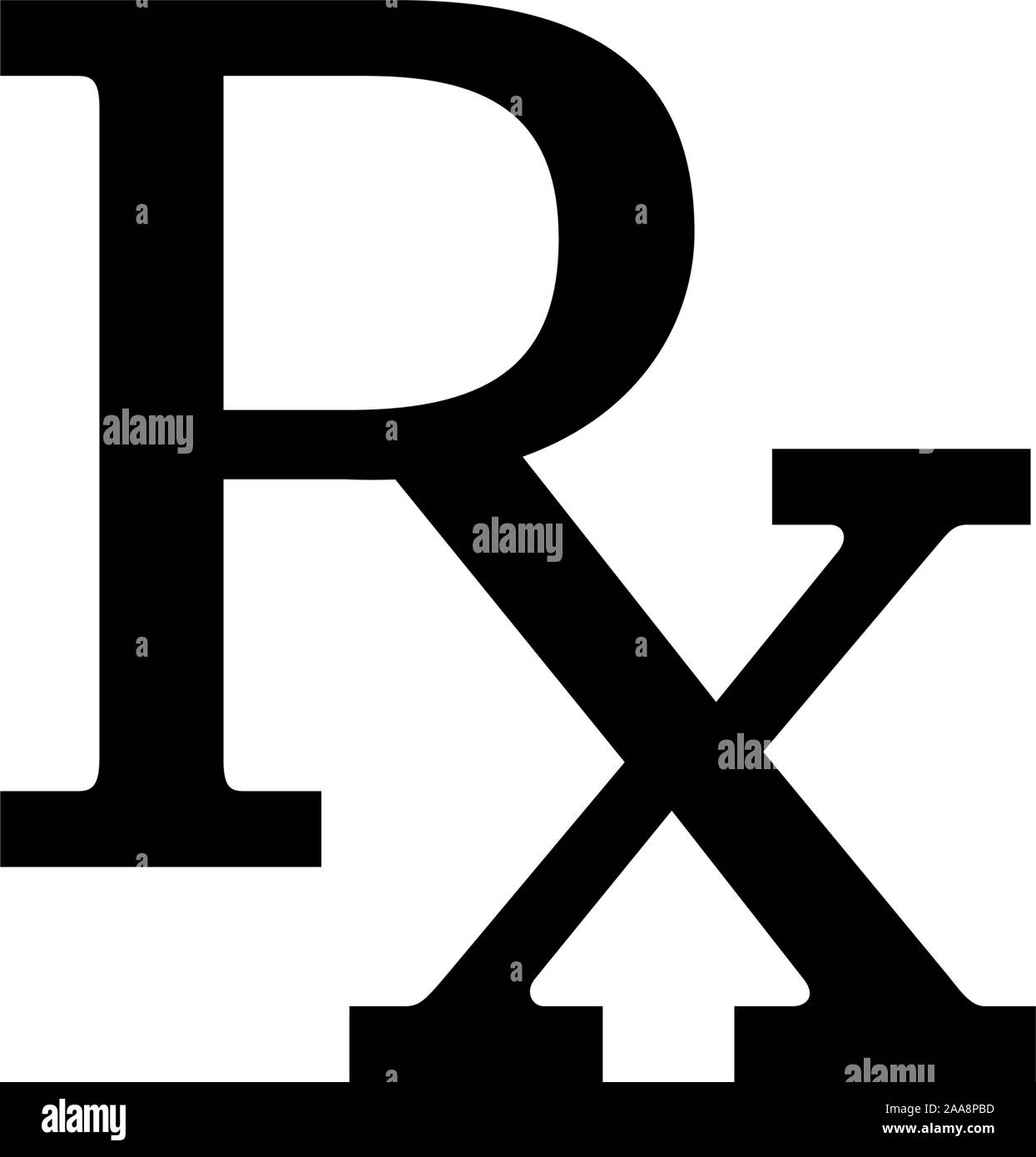 Icône de prescription rx Banque d'images noir et blanc - Page 2 - Alamy