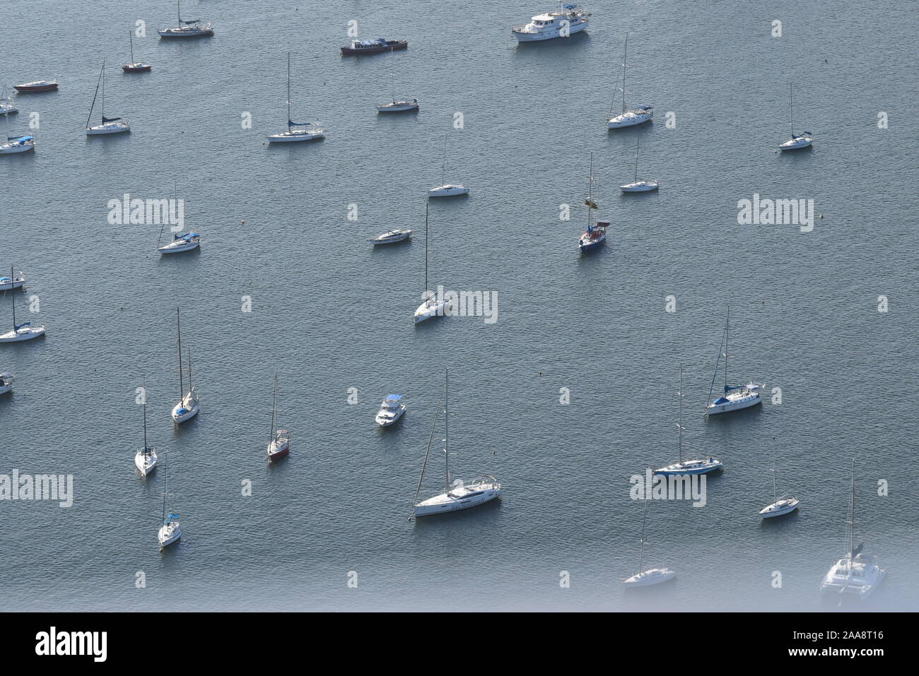 Bateaux dans Rio de Janeiro Banque D'Images