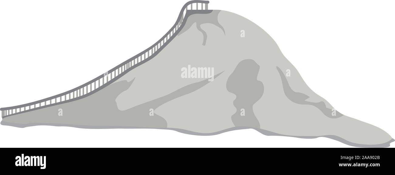 Guatape isolés de montagne Colombie - Vector illustration Illustration de Vecteur