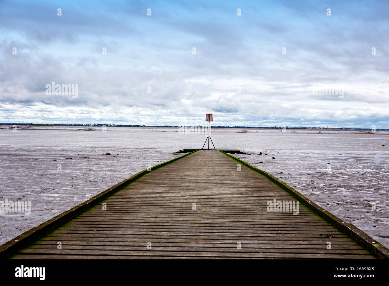 Lytham jetée à Lytham St Annes sur la côte de Fylde Lancashire UK Banque D'Images