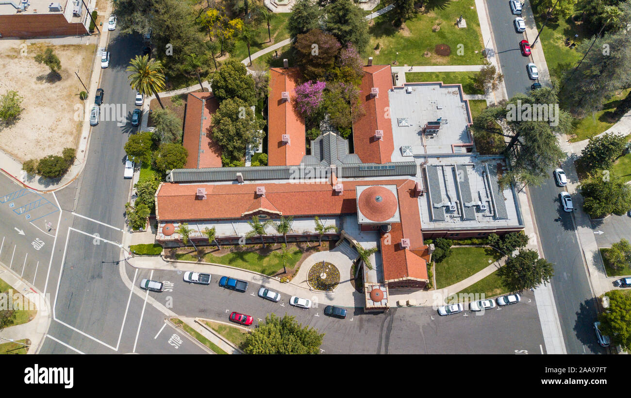 Un K Smiley Public Library, Redlands, CA, USA Banque D'Images