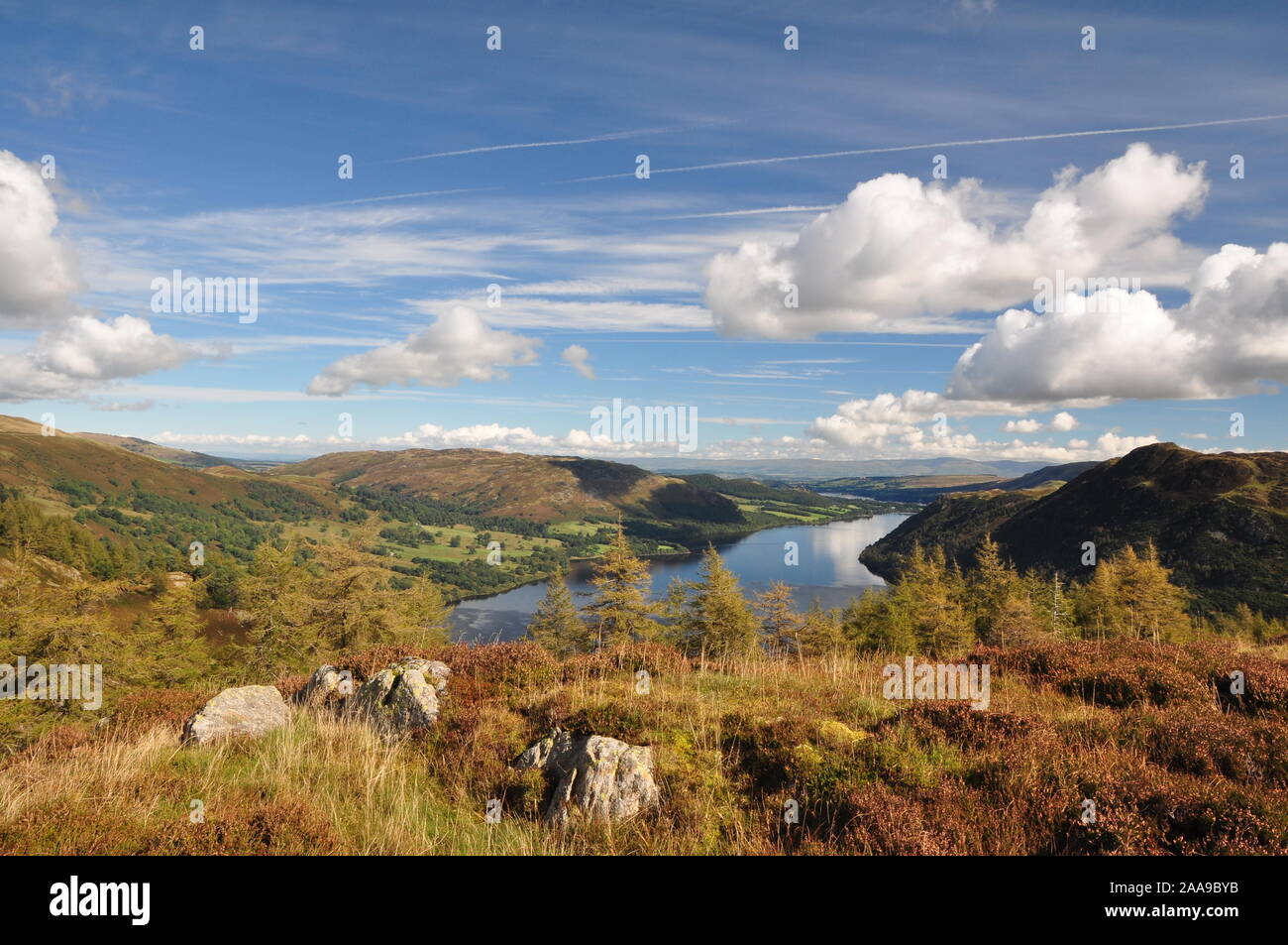 Ullswater vu de Glenridding Dodd Banque D'Images