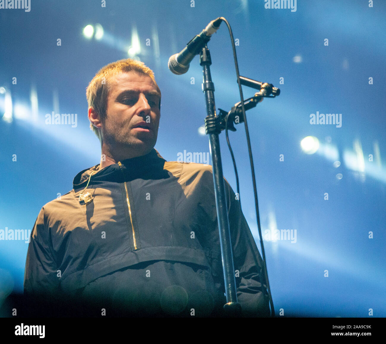 Liam Gallagher se produit au SSE Hydro Glasgow 15 novembre 2019. Photo : Martin Bone Banque D'Images