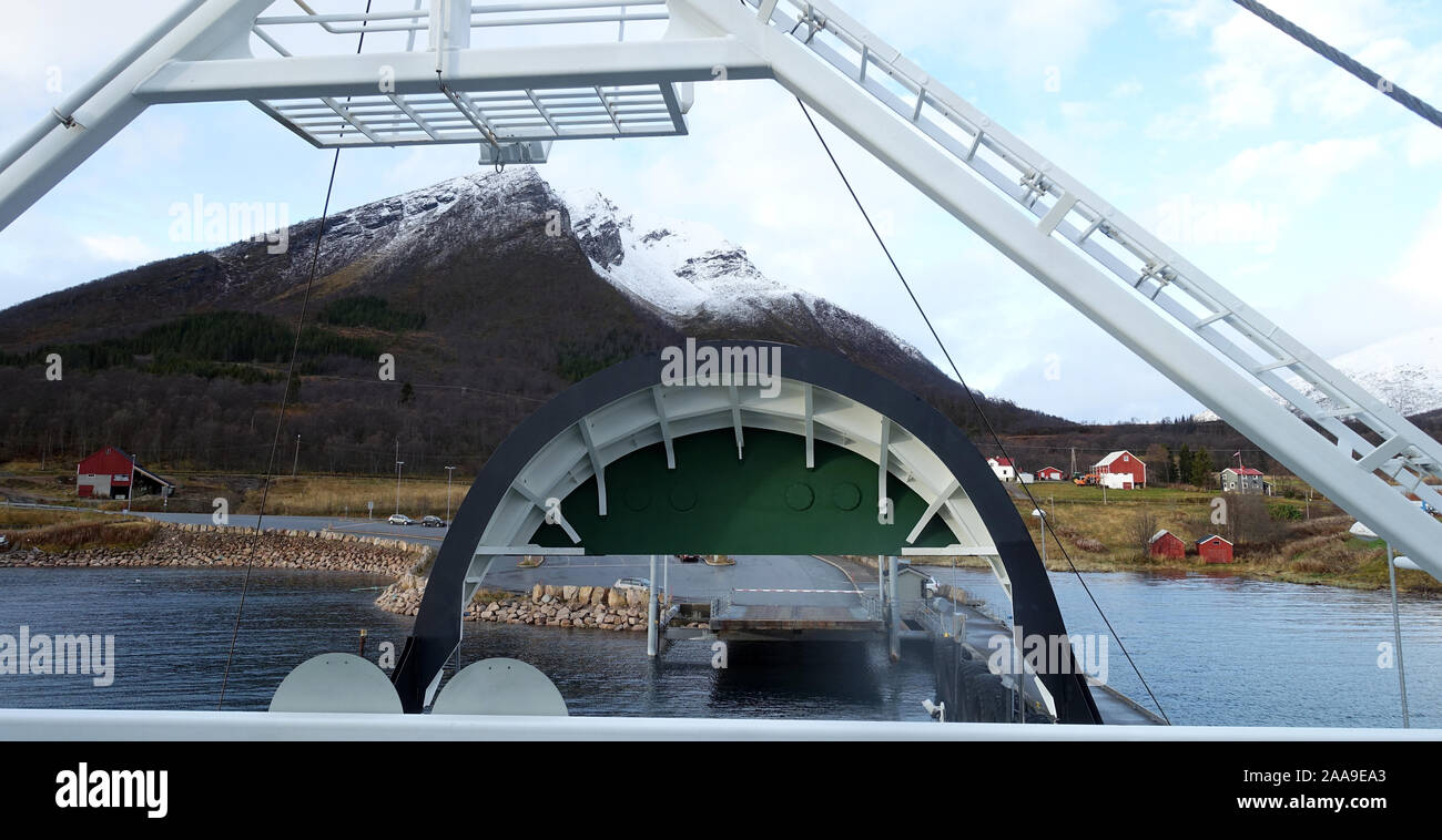 Refsnes - Norvège ferry Flesnes Banque D'Images