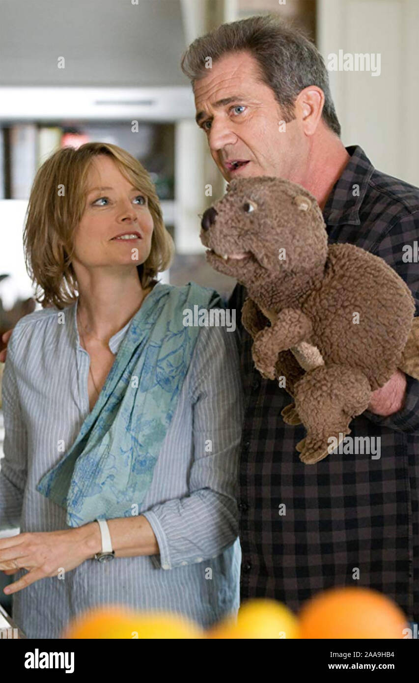 Le Sommet du film d'animation CASTOR 2011avec Jodie Foster et Mel Gibson Banque D'Images