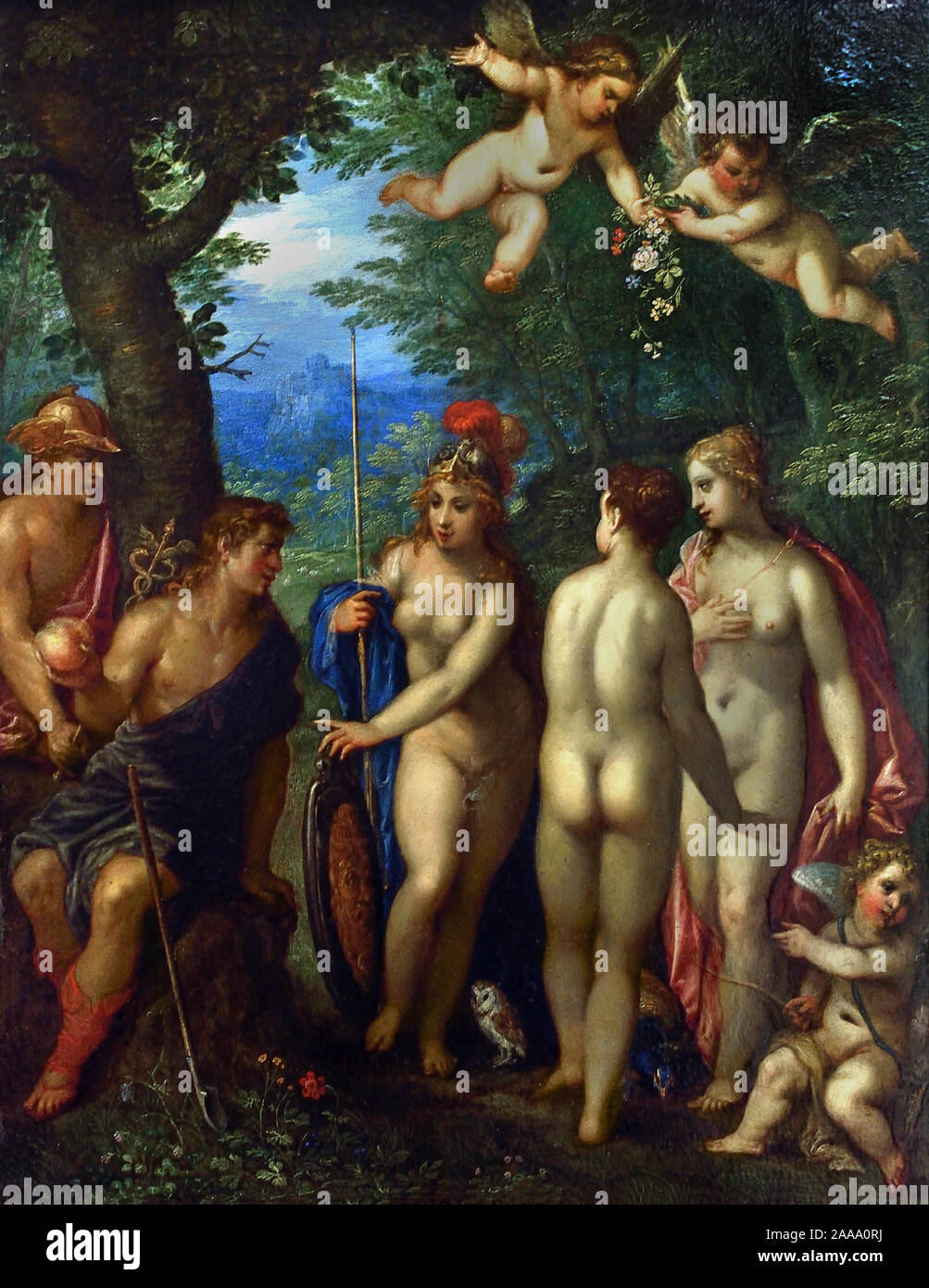 L'arrêt de Paris par Hendrick van Balen 1575-1632 Flamand Belgique Belgique Banque D'Images