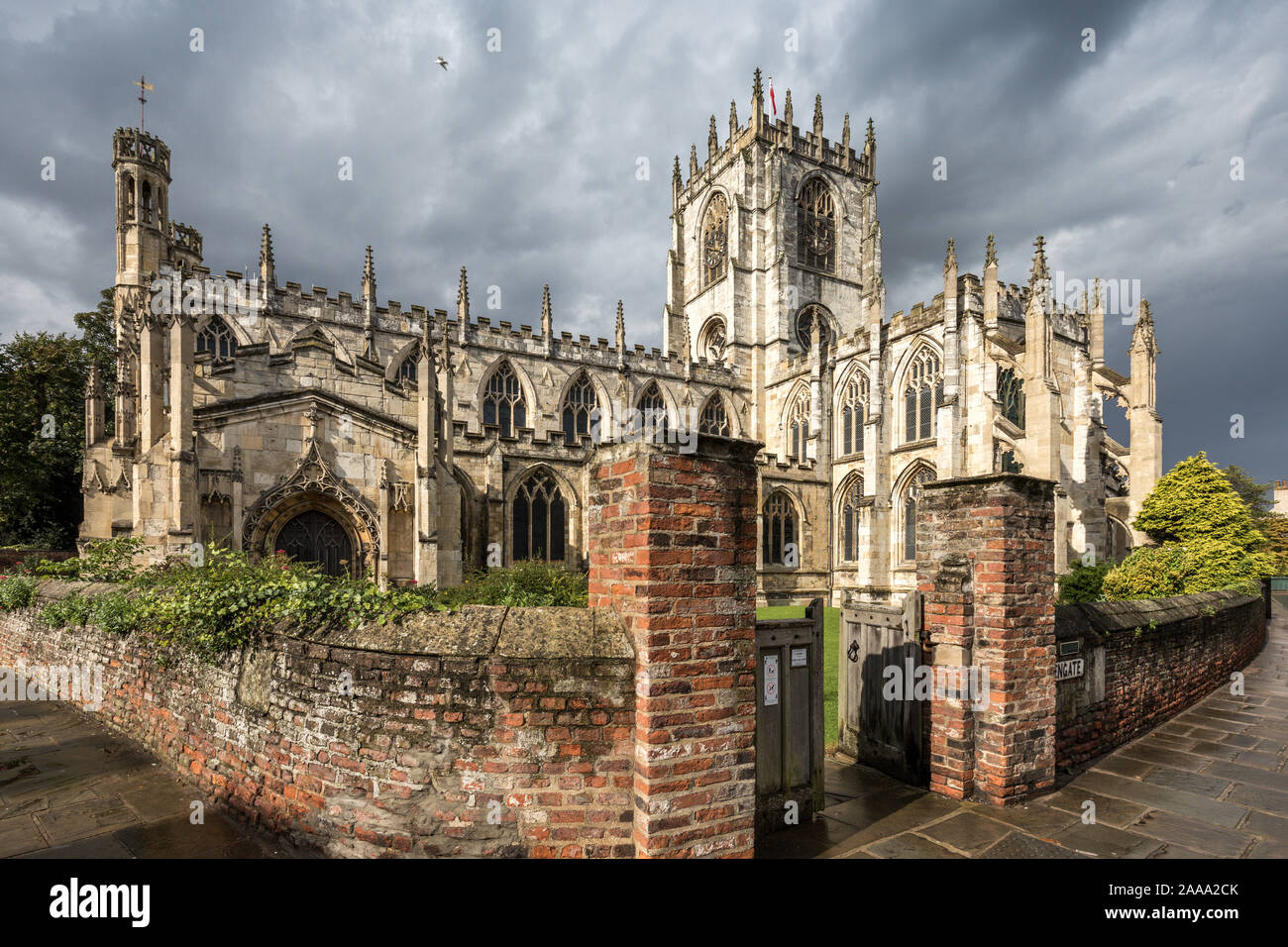 L'église de Sainte Marie dans la ville de marché de Beverley dans l'East Riding of Yorkshire. Banque D'Images