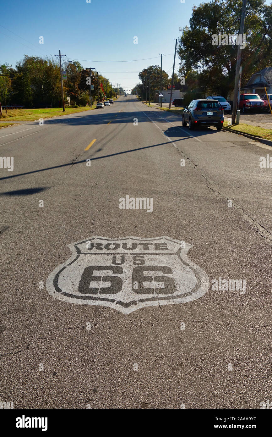 Signe Route 66 Banque D'Images