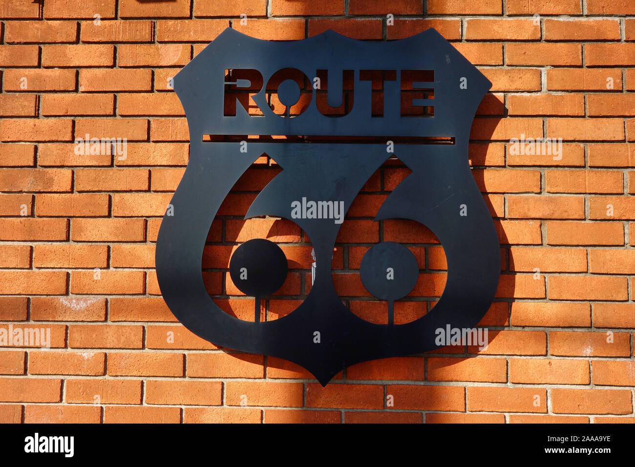 Signe Route 66 Banque D'Images