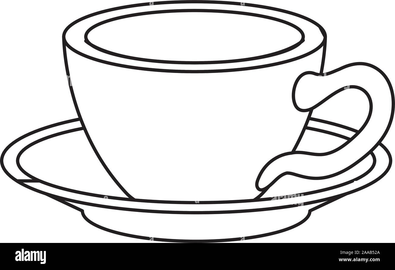 Tasse de thé isolés conception vectorielle Illustration de Vecteur