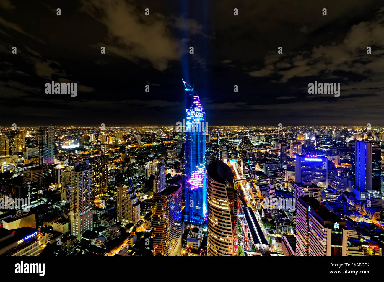 Bangkok Mahanakhon Cityscape Banque D'Images