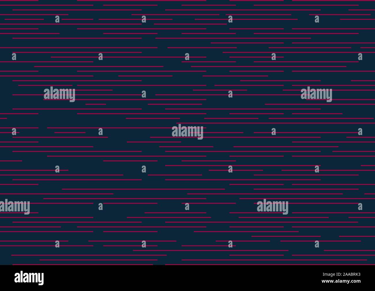 Résumé vitesse lignes roses à rayures horizontales minimaliste bande sur fond bleu foncé. Vector illustration Illustration de Vecteur