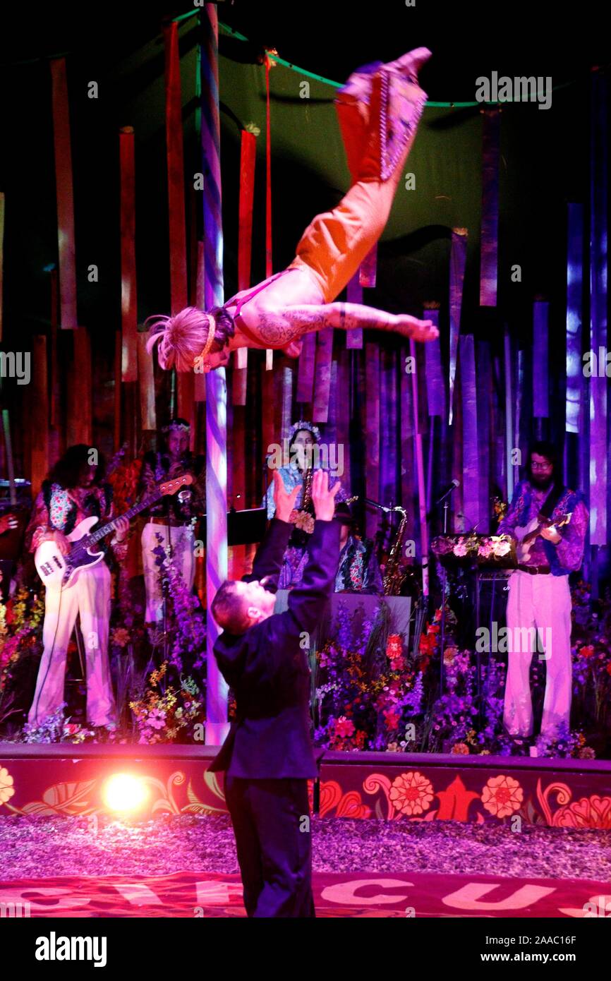 Un moment de le Xanadu show. Banque D'Images