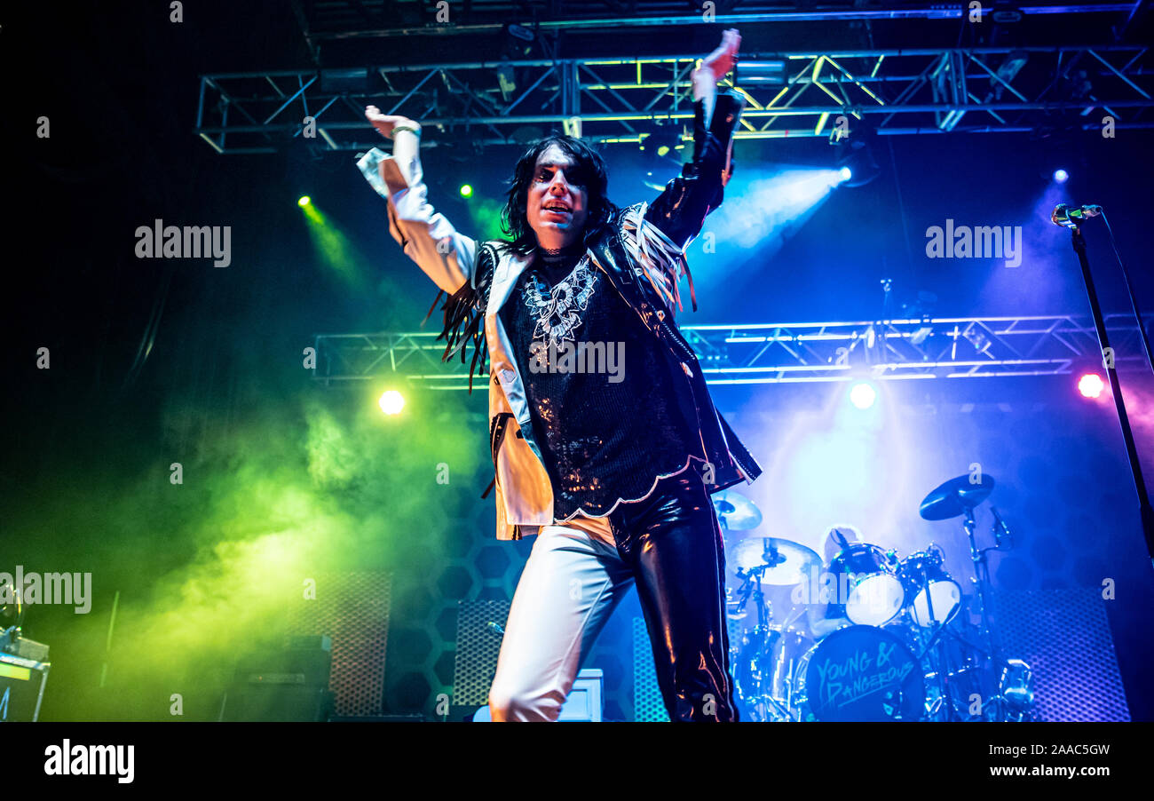 Les équilibreurs effectuer en direct sur scène à l'O2 Academy de Bournemouth, Dorset. Comprend : le framework Struts, Luc Spiller Où : Bournemouth, Dorset, Royaume-Uni Quand : 20 Oct 2019 Source : WENN.com Banque D'Images