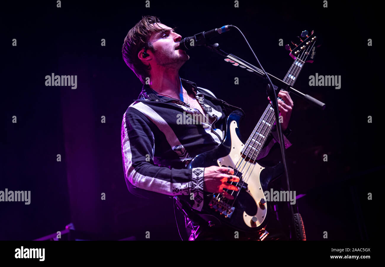 Les équilibreurs effectuer en direct sur scène à l'O2 Academy de Bournemouth, Dorset. Comprend : le framework Struts, Jed Elliott Où : Bournemouth, Dorset, Royaume-Uni Quand : 20 Oct 2019 Source : WENN.com Banque D'Images