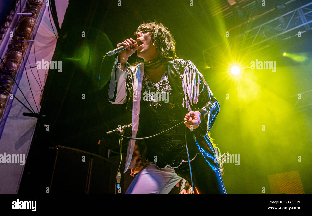 Les équilibreurs effectuer en direct sur scène à l'O2 Academy de Bournemouth, Dorset. Comprend : le framework Struts, Luc Spiller Où : Bournemouth, Dorset, Royaume-Uni Quand : 20 Oct 2019 Source : WENN.com Banque D'Images