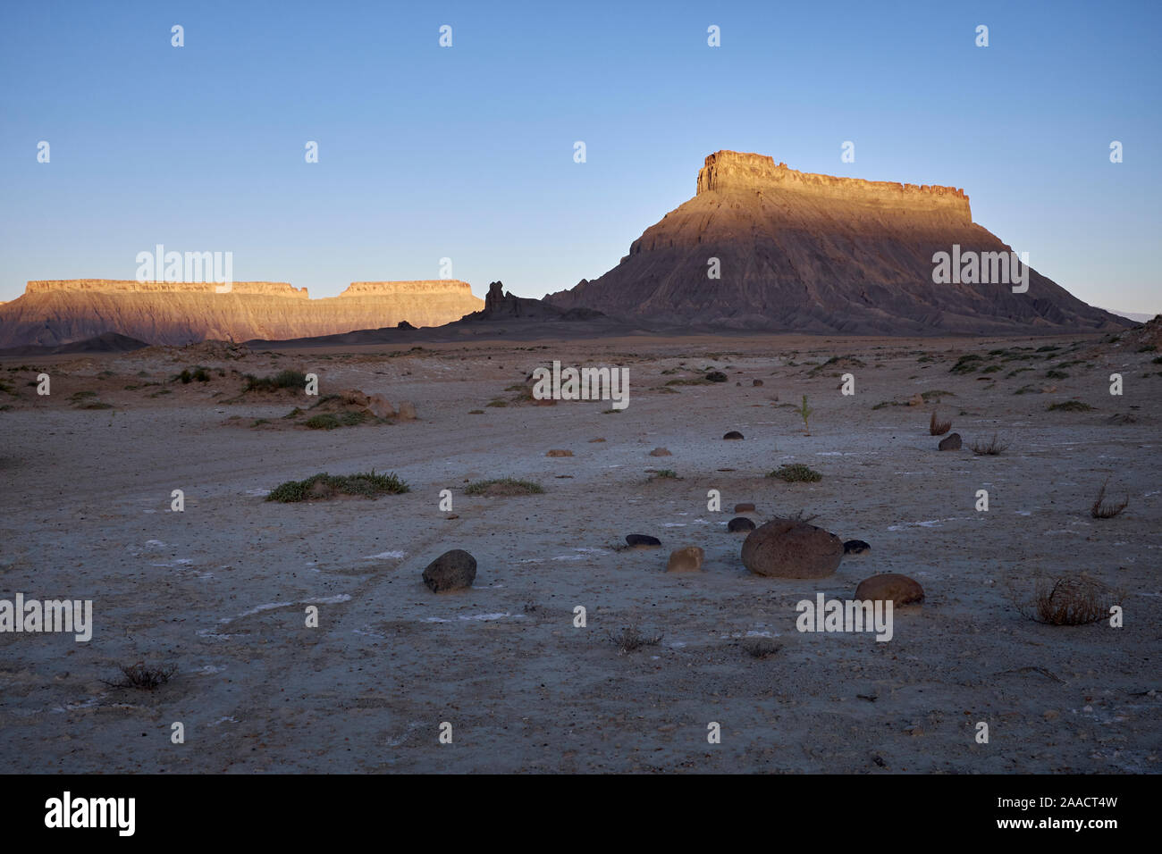 Factory Butte dans l'Utah, USA Banque D'Images