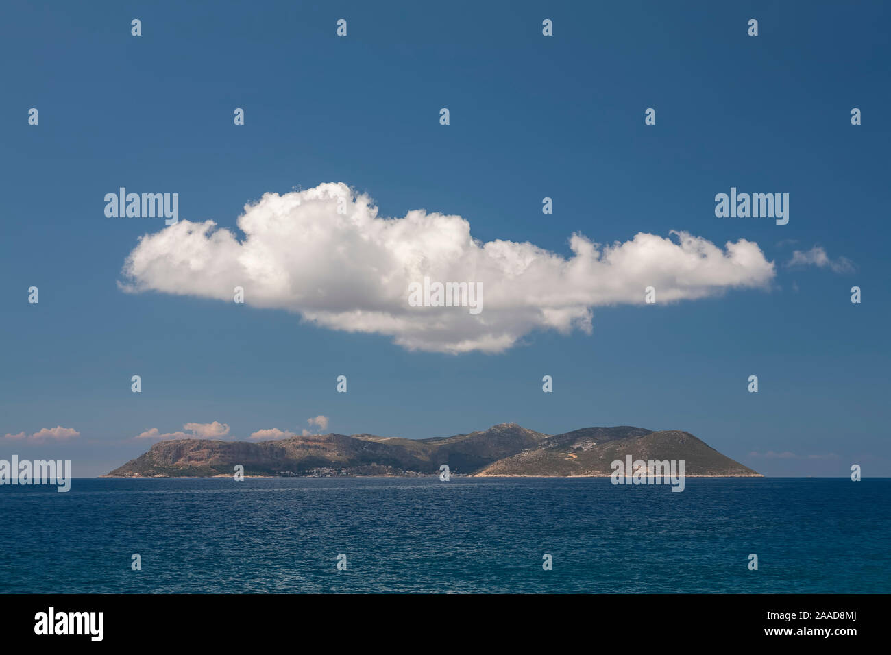 Avis de Kastellorizo de Kas en Turquie Banque D'Images