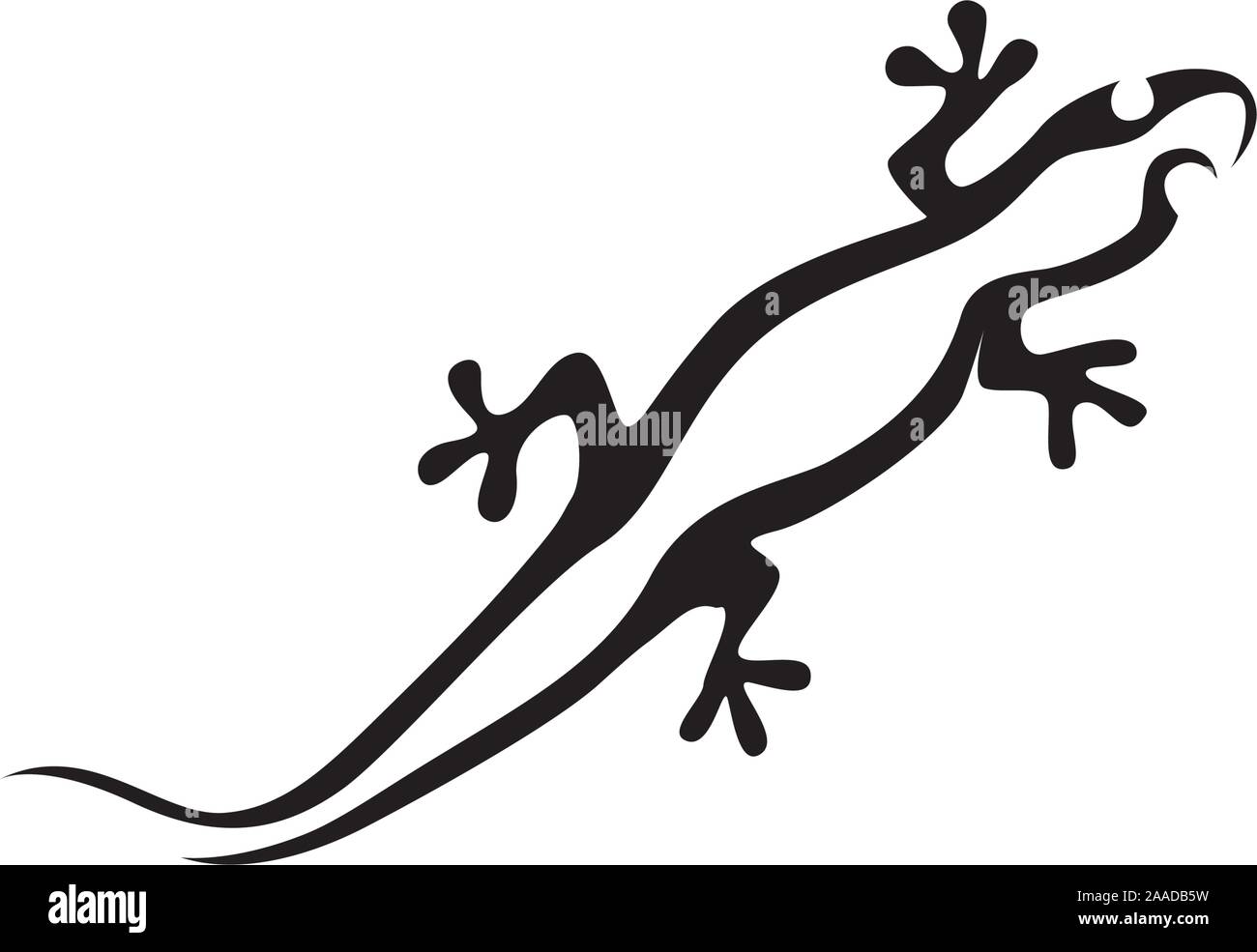 Symbole animal vecteur icône lézard Illustration de Vecteur