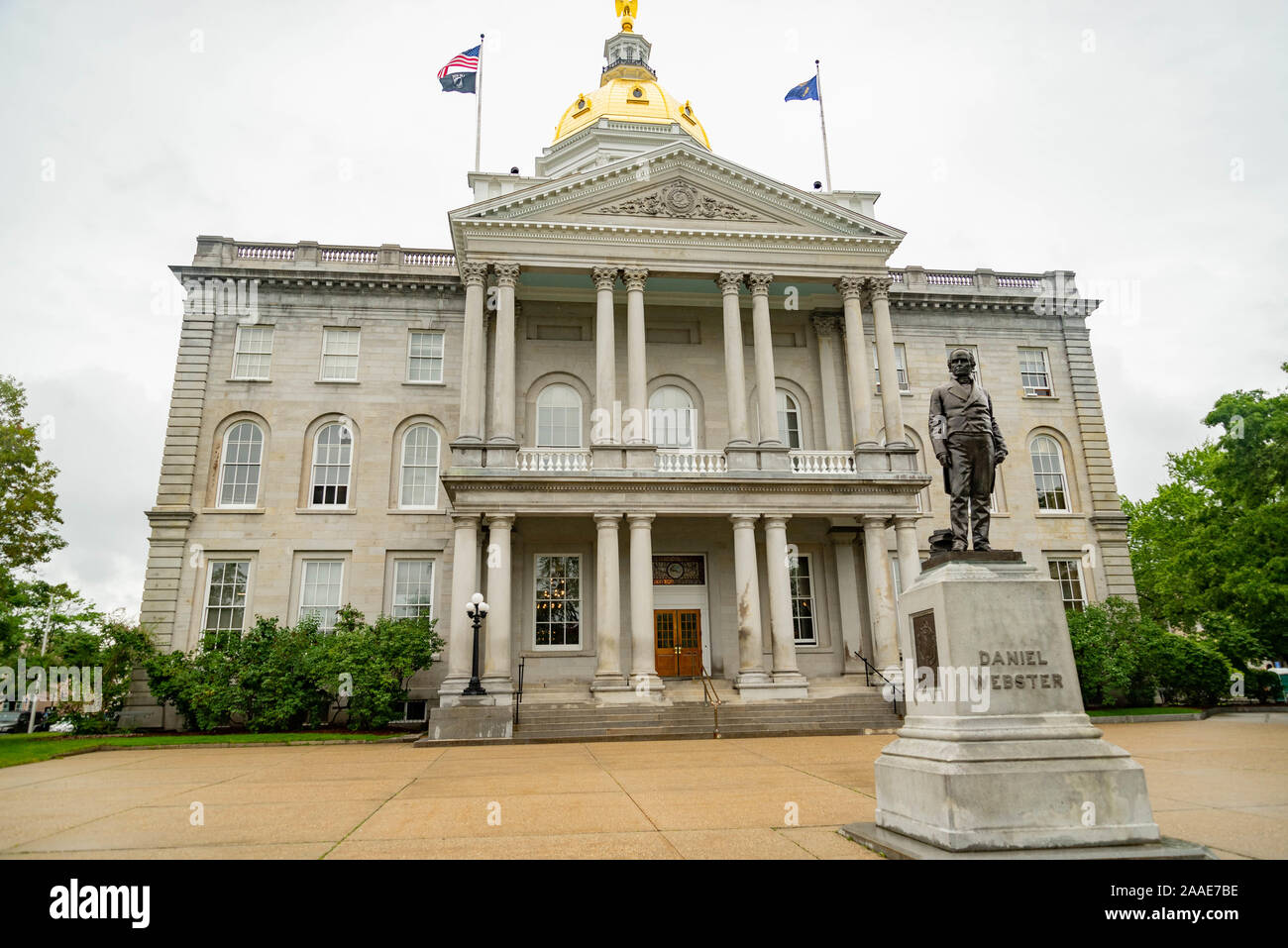 New Hampshire State House Capitol building, à Concord Banque D'Images