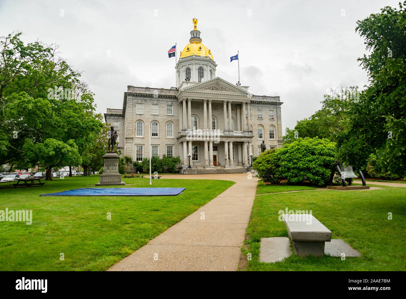 New Hampshire State House Capitol building, à Concord Banque D'Images