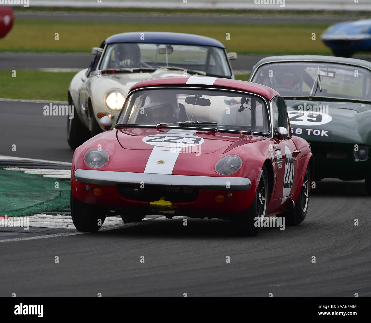 Ross Hyett, Chris Fox, Lotus Elan 26R, Trophée International pour les voitures GT classique, le Silverstone Classic, juillet 2019, Silverstone, Northamptonshire, Englan Banque D'Images