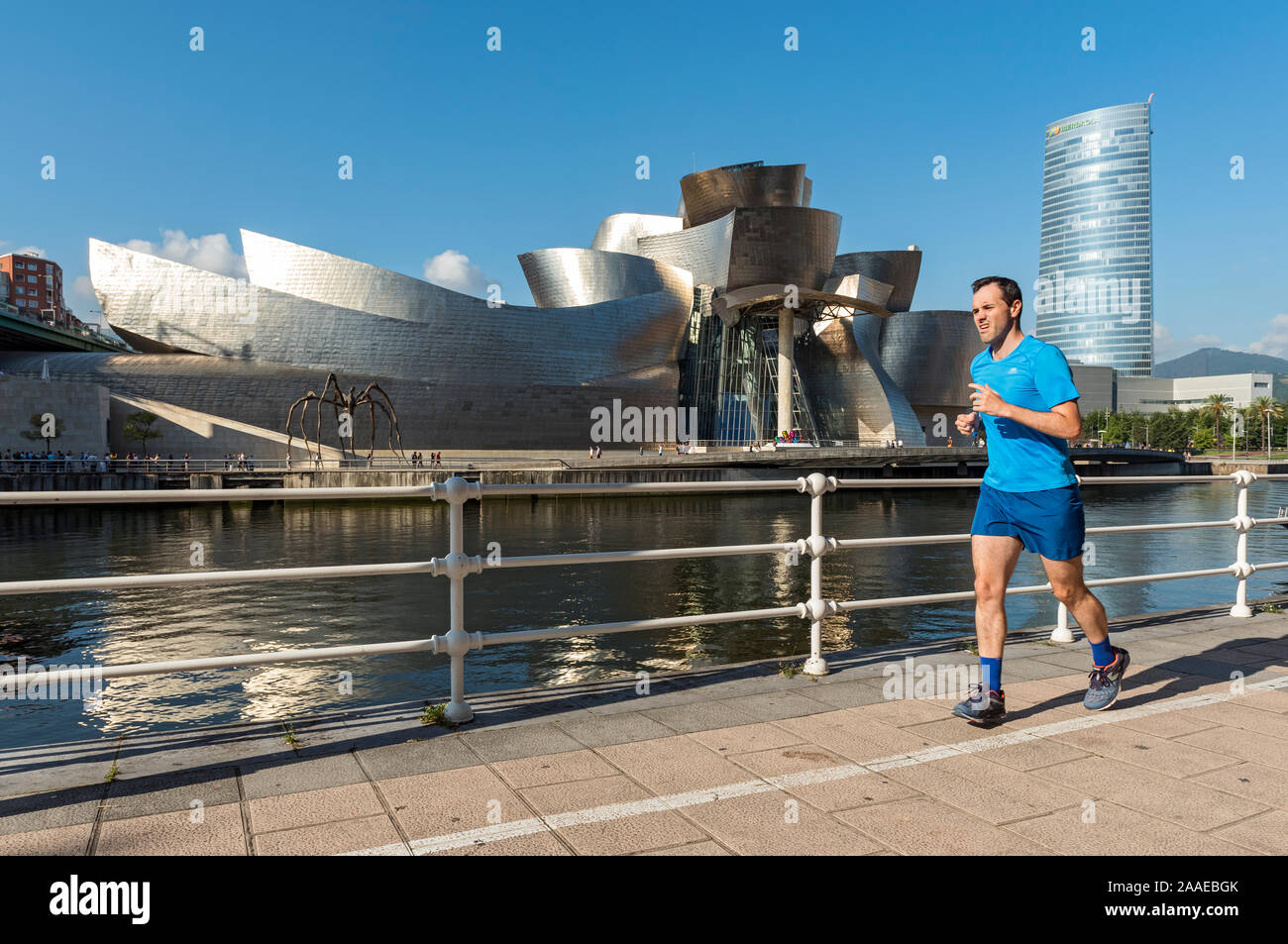 Musée Guggenheim Bilbao, Espagne Banque D'Images