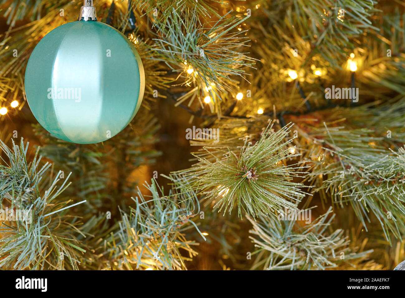 Décoration d'arbre de Noël Banque D'Images