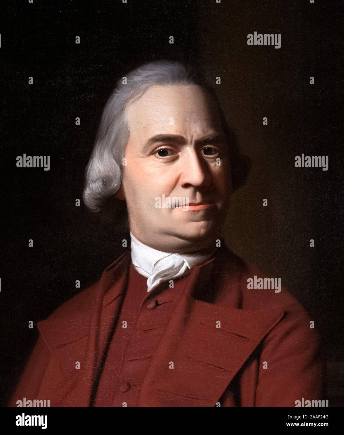 Samuel Adams (1722-1803) par John Singleton Copley (1738-1815), huile sur toile, c.1772 Banque D'Images
