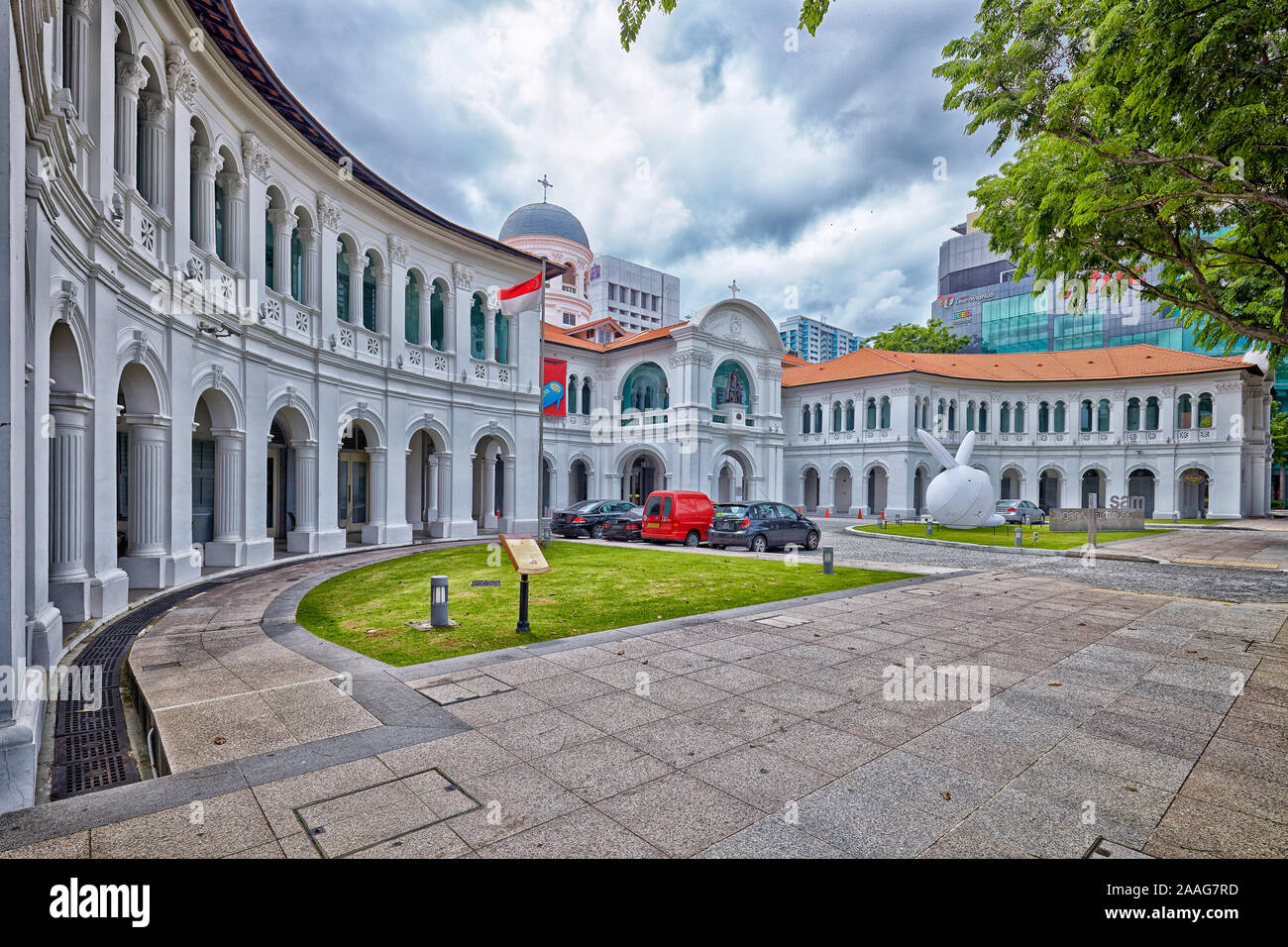 Singapour - 11 juillet : Singapore Art Museum à 71 Bras Basah Road à Singapour le 11 juillet 2012. Banque D'Images