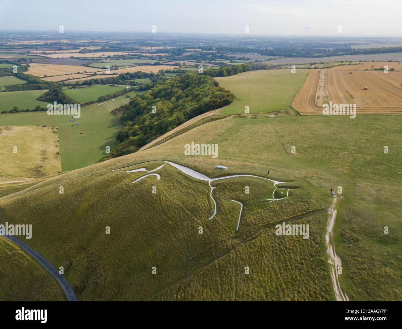 Uffington White Horse Banque D'Images